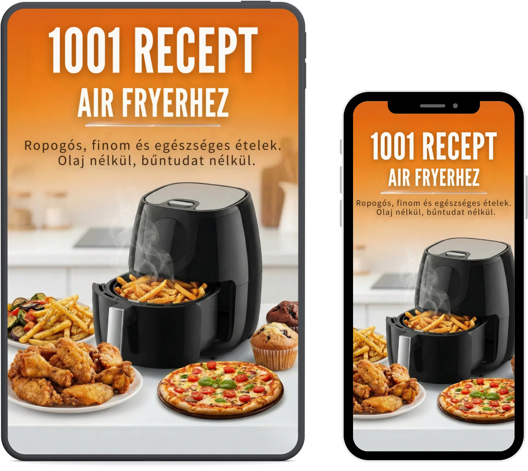 E-kitap görseli: Air Fryer için 1001 Sağlıklı Tarif